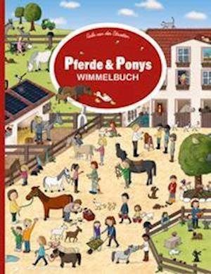 Cover for Gabi van der Straeten · Pony und Pferde Wimmelbuch (Board book) (2022)