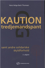 Cover for Hans Helge Beck Thomsen · Se nu ISBN 9788761938756: Kaution og tredjemandspant (Sewn Spine Book) [3rd edition] (2011)