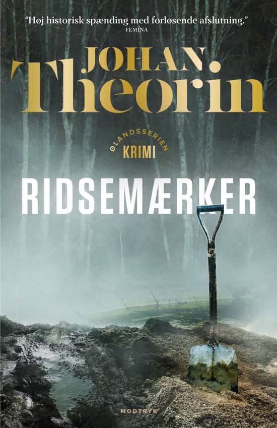 Cover for Johan Theorin · Ølandsserien: Ridsemærker (Inbunden Bok) [1:a utgåva] (2024)