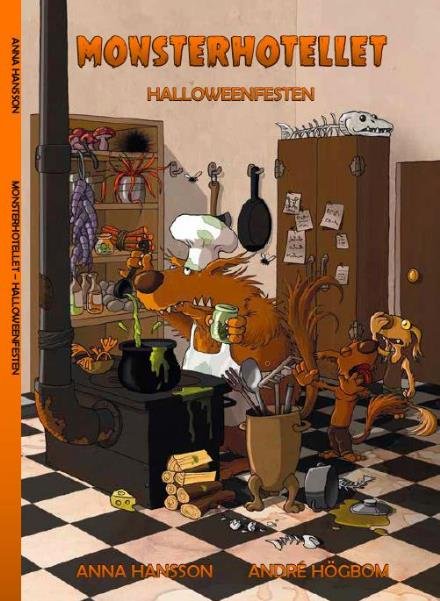 Cover for Anna Hansson · Monsterhotellet: Halloweenfesten (Pocketbok) [1. utgave] (2017)