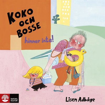 Cover for Lisen Adbåge · Koko och Bosse hinner inte! (Książka audio (MP3)) (2022)