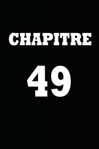 Cover for Chapitre Carnet · Chapitre 49 (Paperback Book) (2020)