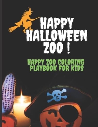 Cover for Prim &amp; Pran · Happy Halloween Zoo! (Paperback Book) (2020)