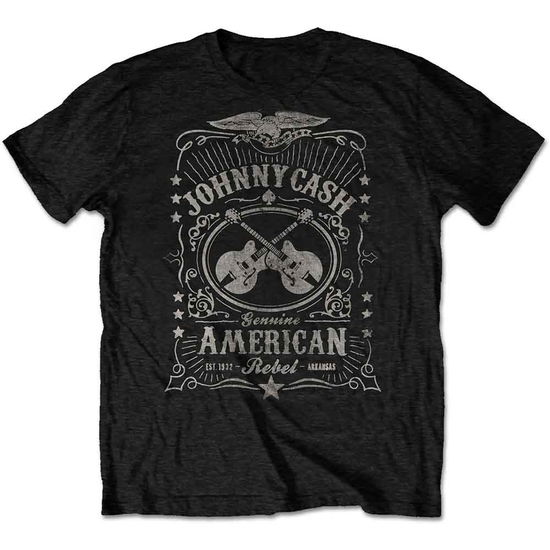 Cover for Johnny Cash · Johnny Cash Unisex T-Shirt: American Rebel (T-shirt)