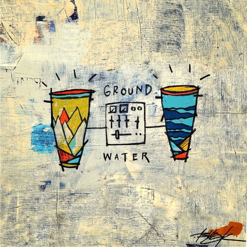 Cover for Damu The Fudgemunk · Ground &amp; Water (LP) [Coloured edition] (2019)