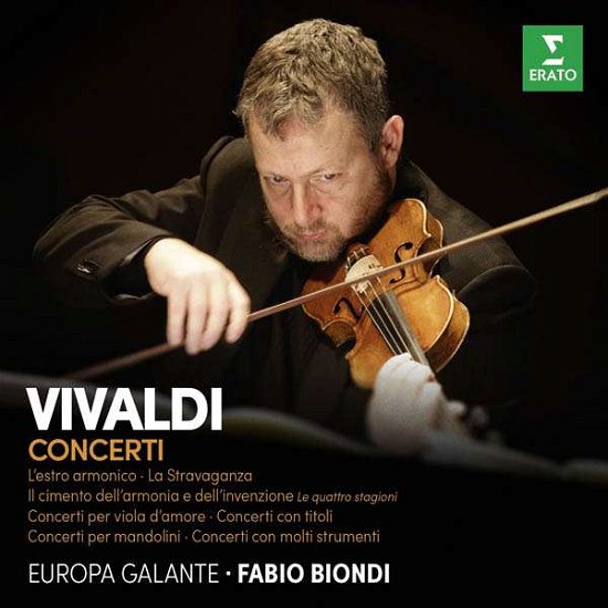 Cover for Fabio Biondi / Europa Galante · Vivaldi: Il Cimento DellArmonia E DellInventione. LEstro Armonico. La Stravaganza. Concerti Con Molti Strumenti (1&amp;2). Concerti Con Titoli. Concerti Per Viola DAmore (CD) (2017)