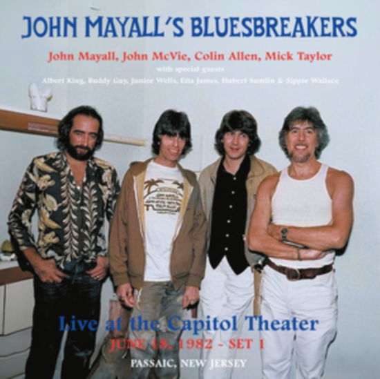 Cover for John Mayalls Bluesbreakers · Live At The Capitol Theater - June 18. 1982 Passaic. New Jersey Set 1 (Marble Vinyl) (LP) (2024)