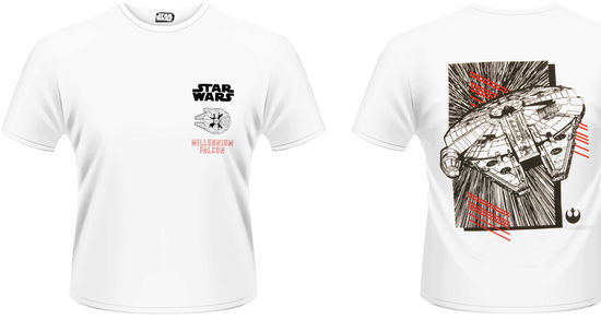 Star Wars: The Force Awakens: Millennium Falcon Approaching Rear (T-Shirt Unisex Tg. XL) - Star Wars - Other - Plastic Head Music - 0803341491236 - October 1, 2015