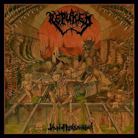 Cover for Repuked · Dawn Of Reintoxication (Limited Transparent Green Vinyl) (LP) (2020)