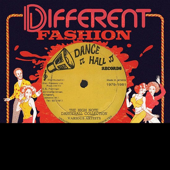 Cover for Different Fashion: High Note Dancehall Collection · Different Fashion: the High Note Dancehall Collection (CD) (2021)