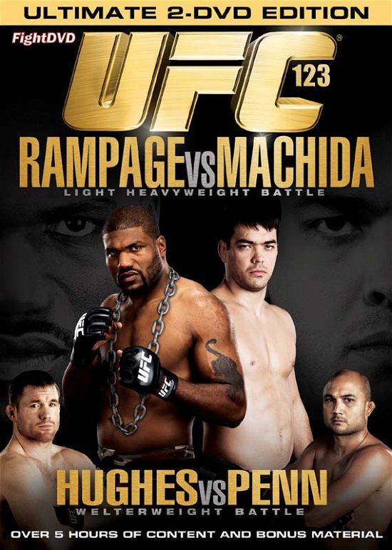 Cover for Clear Vision Ltd · UFC 123: Rampage vs Machida (DVD) [Two Disc edition] (2011)