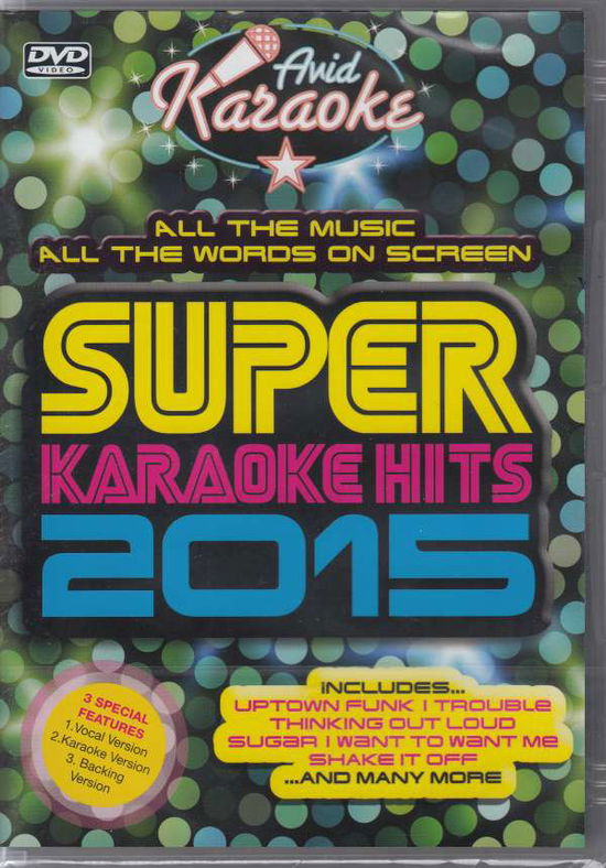 Super Karaoke Hits 2015 - Aa.vv. - Film - AVID - 5022810610236 - 26 oktober 2015