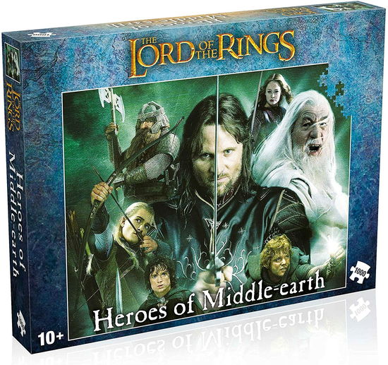 Lord of the Rings Heroes of Middle Earth 1000 Piece Puzzle - Lord of the Rings - Livros - WINNING MOVES - 5036905043236 - 1 de março de 2024