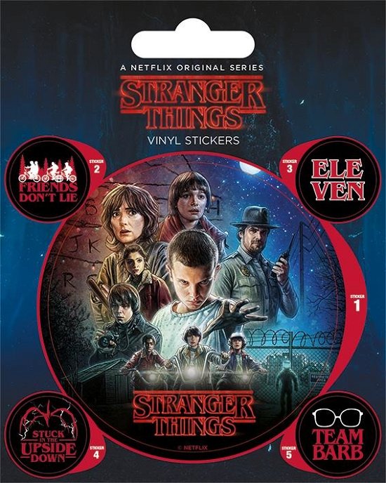 Cover for Stickers · STRANGER THINGS - One Sheet - Vinyl Stickers (Toys)