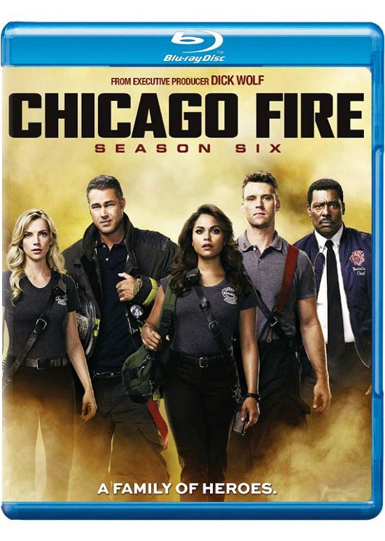 Cover for Chicago Fire - Season 6 (Blu-r · Chicago Fire Season 6 (Blu-ray) (2018)