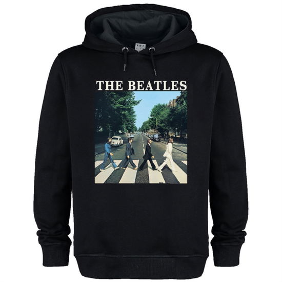 Cover for The Beatles · Beatles Abbey Road Amplified Vintage Black Small Hoodie Sweatshirt (T-shirt) (2024)