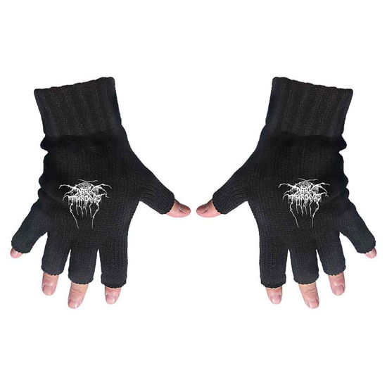 Darkthrone Unisex Fingerless Gloves: Logo - Darkthrone - Koopwaar -  - 5055339773236 - 