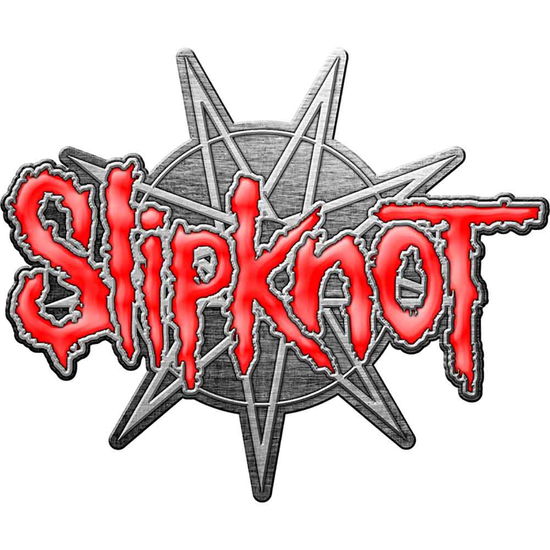 Slipknot Pin Badge: 9 Pointed Star (Enamel In-Fill) - Slipknot - Produtos - PHM - 5055339799236 - 23 de dezembro de 2019