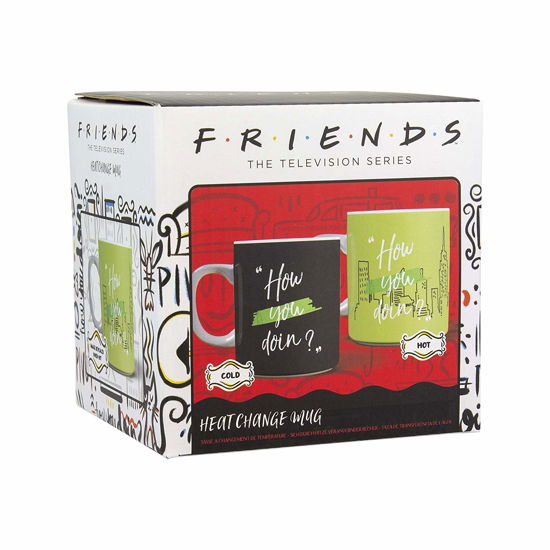 Friends How you Doin Heat Change Mug - Friends - Andere - Paladone - 5055964728236 - 24. Juni 2019