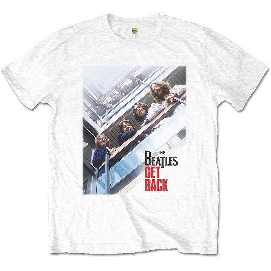 The Beatles Unisex T-Shirt: Get Back Poster - The Beatles - Koopwaar -  - 5056561023236 - 