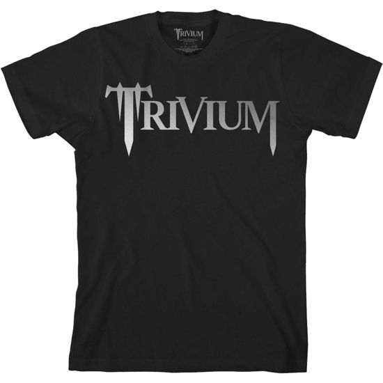 Trivium Unisex T-Shirt: Classic Logo (Metalic Print) - Trivium - Koopwaar -  - 5056561052236 - 