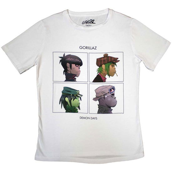 Gorillaz Ladies T-Shirt: Demon Days - Gorillaz - Fanituote -  - 5056737215236 - 