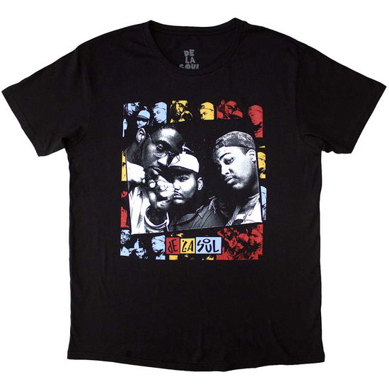 Cover for De La Soul · De La Soul Unisex T-Shirt: Collage (Black) (T-shirt) [size S] (2024)