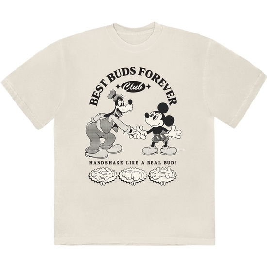 Cover for Disney · Disney Unisex T-Shirt: MM Best Buds Forever Club (Natural) (T-shirt) [size S] (2025)