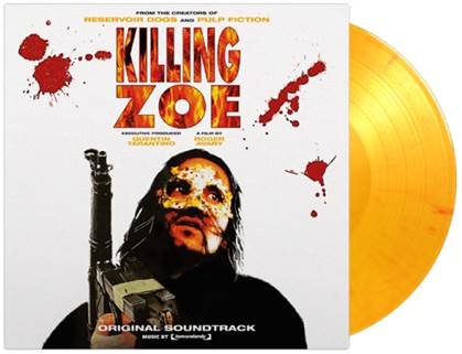 Cover for Tomandandy · Killing Zoe (LP) [Flaming Orange Vinyl edition] (2022)