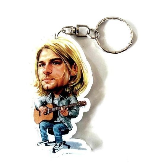 Portachiavi In Acrilico Caricature Music Legends- Kurt Cobain - Nirvana - Nirvana - Fanituote - Music Legends Collection - 8991002040236 - 