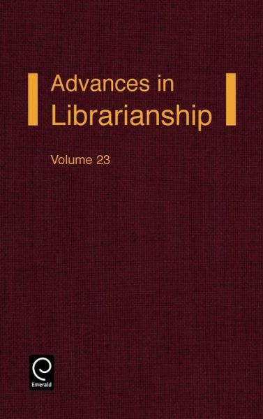 Cover for Lynden · Advances in Librarianship - Advances in Librarianship (Hardcover Book) (1999)