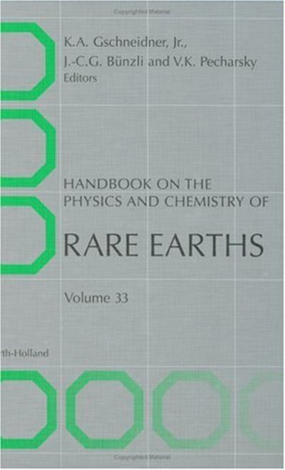 Cover for Karl a Gshneidner · Handbook on the Physics and Chemistry of Rare Earths - Handbook on the Physics &amp; Chemistry of Rare Earths (Hardcover Book) (2003)