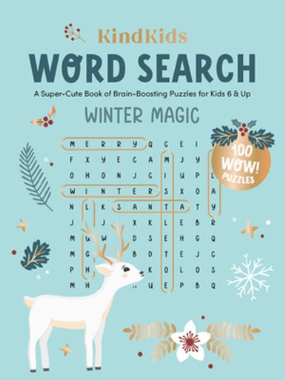 Cover for Better Day Books · KindKids Word Search Winter Magic: A Super-Cute Book of Brain-Boosting Puzzles for Kids 6 &amp; Up - KindKids (Taschenbuch) (2023)