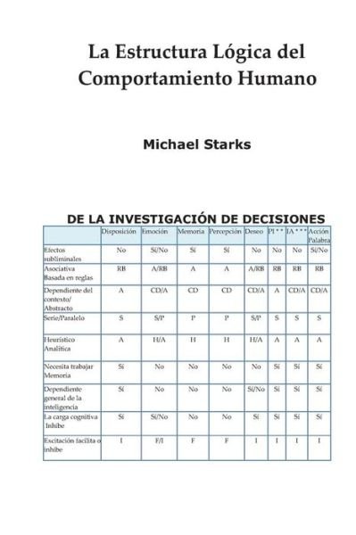 Cover for Michael Starks · La Estructura Lógica del Comportamiento Humano (Paperback Book) (2019)