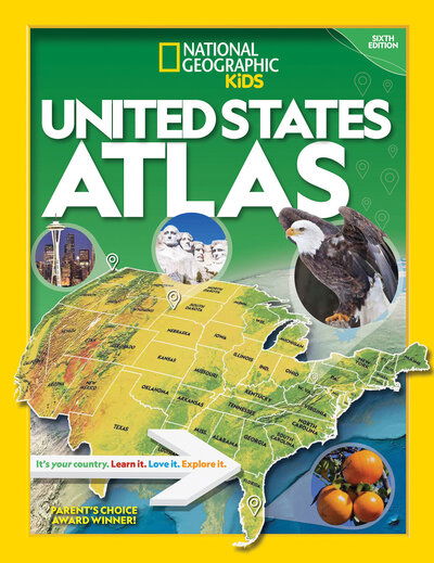 Cover for National Kids · National Geographic Kids U.S. Atlas 2020, 6th Edition (Hardcover Book) (2020)