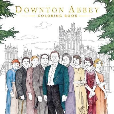 Cover for Gwen Burns · Downton Abbey Coloring Book (Book) (2017)