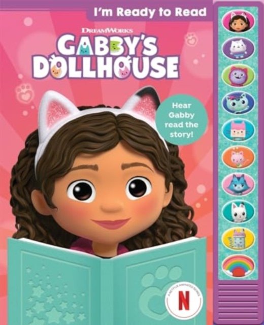 Cover for P I Kids · Gabbys Dollhouse Im Ready To Read Sound Book (Hardcover bog) (2024)
