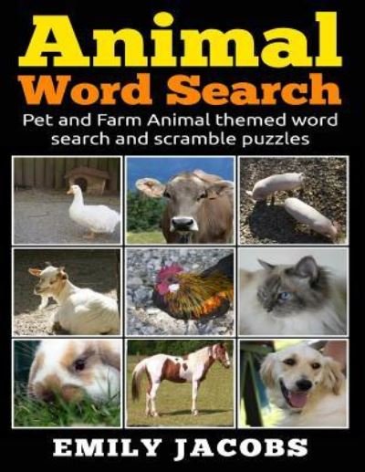 Cover for Emily Jacobs · Animal Word Search (Paperback Book) (2015)