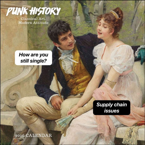 Cover for Kate Roberts · Punk History 2026 Wall Calendar: Classical Art, Modern Attitude (Calendar) (2025)