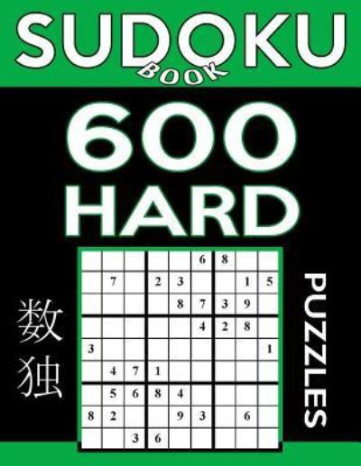 Cover for Sudoku Book · Sudoku Book 600 Hard Puzzles (Taschenbuch) (2017)