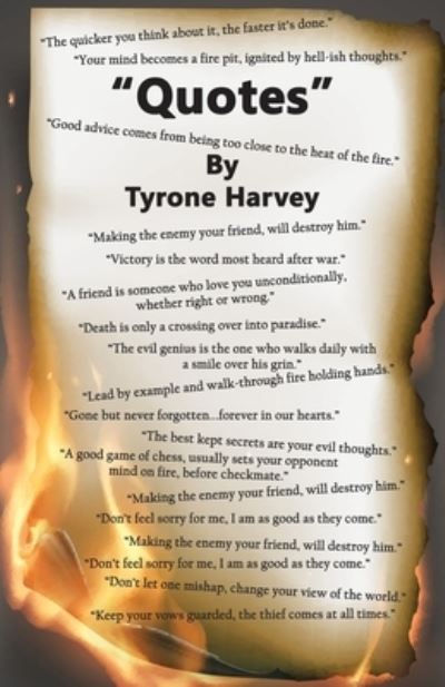 Cover for Tyrone Harvey · Quotes (Paperback Book) (2021)