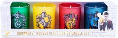 Harry Potter: Hogwarts Houses Glass Votive Candle Set - Luminaries - Insight Editions - Bøger - Insight Editions - 9781682985236 - 1. oktober 2019