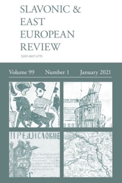Cover for Martyn Rady · Slavonic &amp; East European Review (99 (Pocketbok) (2021)