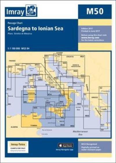 Cover for Imray · Imray Chart M50: Sardegna to Ionian Sea - M Series (Map) [New edition] (2017)