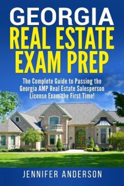 Cover for Jennifer Anderson · Georgia Real Estate Exam Prep (Pocketbok) (2017)