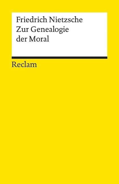Cover for Friedrich Nietzsche · Reclam UB 07123 Nietzsche.Zur Genealog. (Bog)