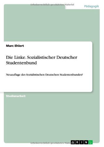 Cover for Ehlert · Die Linke. Sozialistischer Deuts (Bog) [German edition] (2011)