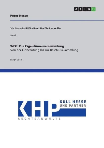 Cover for Hesse · WEG: Die Eigentümerversammlung. V (Book) [German edition] (2014)