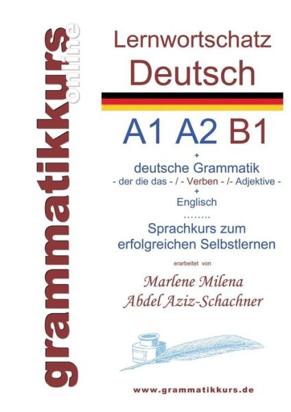 Cover for Marlene Milena Abdel Aziz - Schachner · Lernwortschatz Deutsch A1 A2 B1 (Paperback Book) [German edition] (2014)