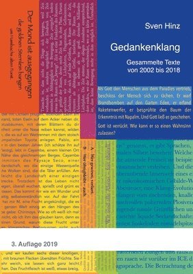 Cover for Sven Hinz · Gedankenklang (Paperback Book) (2019)